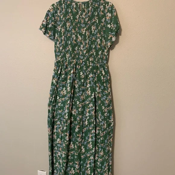 Roolee Green Floral Maxi Dress - Picture 4 of 9